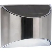 FHS LED Außen-Wandleuchte 35288 4er Set Edelstahl Solar Wandleuchte
