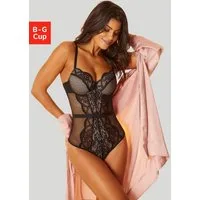 LASCANA Body aus floraler Spitze und Soft-Mesh, sexy Dessous