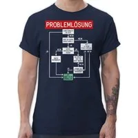 Shirtracer T-Shirt Problemlösung Sprüche Statement mit Spruch