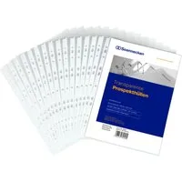 Soennecken Prospekthülle Prospekthülle 1503 A4 oben offen transparent 100 Stück