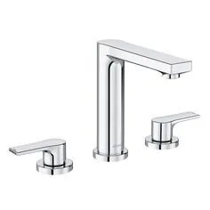 Kludi ZENTA SL Waschtischarmatur Dreilochmontage, m. Ablaufg. chrom, 483930565 483930565