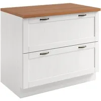 Home affaire Unterschrank Teramo Breite 100 cm, 2 Schubkästen