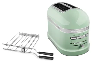 KitchenAid Toaster "5KMT2204EPT Pistazie" 2 kurze Schlitze für 2 Scheiben 1250 W mit Sandwichzange