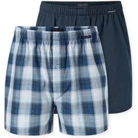 Schiesser Weiter Boxer Boxershorts Multipack Eingriff mit Knopf, elastischer Bund, lockere Passform