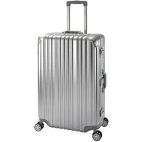 Travelhouse Hartschalen-Trolley London, 4 Rollen, Polycarbonat-Hartschale Aluminium-Rahmen TSA-Schloss Schnappverschluss