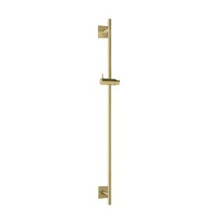Herzbach spa ix pvd Duschstange 90 rund rosette 70 eckig brass, Brass Steel, 21.965900.2.41 21.965900.2.41