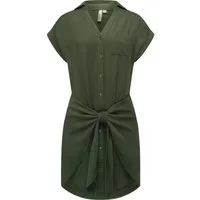 Ragwear Blusenkleid Bahaya stylisches Damen Sommerkleid mit Bindeband