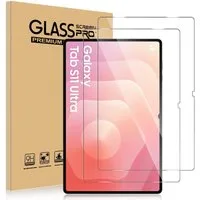 Forrlite Displayschutzfolie Panzerglas für Samsung Galaxy Tab S11 Ultra 14,6 Zoll, [2 Stück], 9H Härte Gehärtetes Glas Displayschutz Schutzfolie, Blasenfrei, Anti-Kratzer Displayschutzfolie, Kompatibel mit Galaxy Tab S11 Ultra (SM-X930 / SM-X936B)
