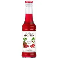 MONIN Getränke-Sirup, Monin Himbeere Sirup ideal fuer Cocktails fruchtig fein lecker 250 ml