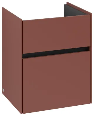 Villeroy & Boch Waschtischunterschrank Collaro 460x546x374mm 2 Ausz. Waschbecken mittig Wine Red C00600AH