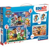 Clementoni® Puzzle Edukit, 4n1, Paw Patrol, 78 Puzzleteile, Made in Europe
