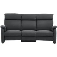 Home affaire 3-Sitzer Turin mit Steckdose und USB-Port auch in Easy care-Bezug, 2 x vollmotorische Relaxfunktion, herunterklappbarer Tisch