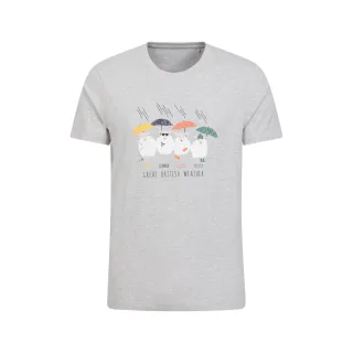 Mountain Warehouse - "Great British Weather" T-Shirt für Herren (Grau)