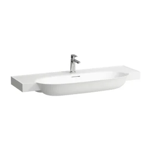LAUFEN Möbel-Waschtisch THE NEW CLASSIC, 3 Hahnlöcher, mit Überlauf 1200x480 weiß, H8138580001081 H8138580001081