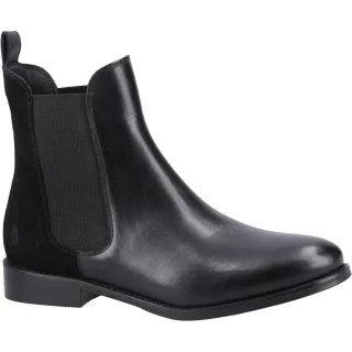 Hush Puppies Colette Wildleder Damen Schwarz Stiefel