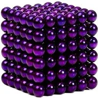 FurniSafe FurniSafe Neocube 5 mm Magnetkugeln Lila Set mit 216 Kugeln Magnetspielbausteine