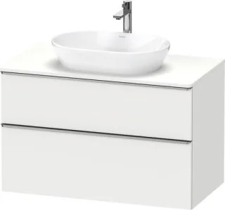 Duravit D-Neo Konsolenwaschtischunterbau wandhängend Weiß Matt 1000x550x664 mm - DE4968070180000 DE4968070180000