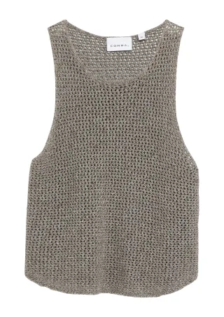 comma - Strickpullunder braun - Gr. - 38