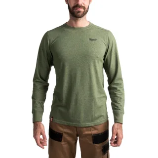 Milwaukee Hybrid Langarm Shirt Grün L - 4932493000