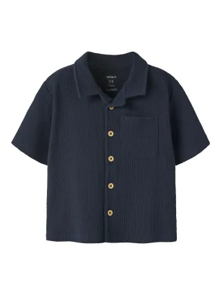 NAME IT - NMMHARVE SS NREG SHIRT Navy Blazer - Gr. - 98