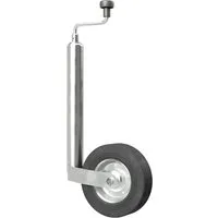 SUPROD Anhänger-Stützrad Stützrad Bugrad Anhänger Trailer Wohnwagen 150 kg, Ø 48 mm Außenrohr