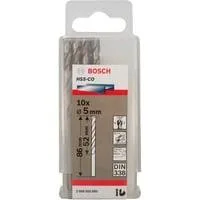 PRO Stainless Steel HSS-Co Spiralbohrer, Ø 5mm Arbeitslänge 52mm, 10 Stück