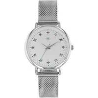 TOM TAILOR Quarzuhr 2100499, Armbanduhr, Damenuhr, Edelstahlarmband, analog