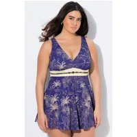 Ulla Popken Badekleid Badekleid Palmen Softcups recycelt Powermesh
