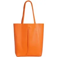 Caspar Schultertasche - Großer Damen Leder Shopper Tasche - CLASSIC LINE - Modell No.780, elegant, robust & unempfindlich - 100% Echtleder - Handmade in Italy