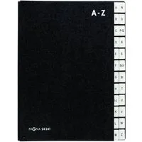 PAGNA Organisationsmappe Pultordner A-Z 24 Fächer schwarz