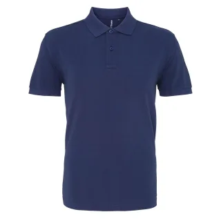 Asquith & Fox Herren-Poloshirt mit kurzen Ärmeln (Denim)