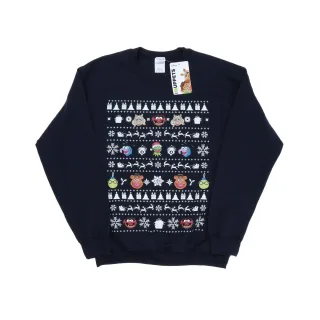 Disney - "The Muppets Christmas Heads" Sweatshirt für Herren (Marineblau)