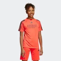 adidas Sportswear T-Shirt HOUSE OF TIRO KIDS sportlicher Stil, für Kinder und Teens, mit Rundhalsausschnitt