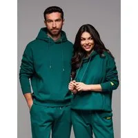 OMBRE Kapuzensweatjacke Unisex-Sweatshirt mit Kapuze und Taschen