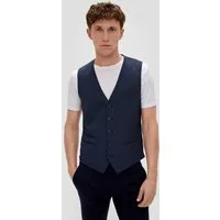 s.Oliver Jackenblazer Indoor-Weste S.ONICE Weste aus Viskosestretch