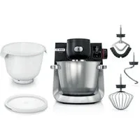 BOSCH Küchenmaschine Serie 6 MUMS6ZS18, 2 Schüsseln, integr. Waage, schwarz, 1600 W, 13,1 l Schüssel