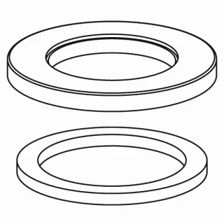 KWC Rosette kpl., chromeline,536051 536051