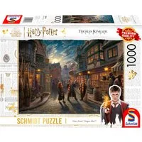 Schmidt Spiele Puzzle Wizarding World, Harry Potter™ Diagon Alley von Thomas Kinkade, 1000 Puzzleteile, Made in Germany