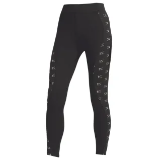 Schwarze Nike Air All-Over-Logo-Leggings