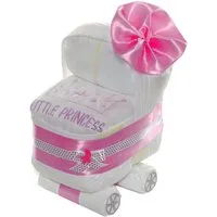 dubistda-WINDELTORTEN- Neugeborenen-Geschenkset Windeltorte I Kleiner Windelwagen Geschenk zur Geburt Babyparty und Babyshower