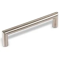 SO-TECH® Möbelgriff Stangengriff E11, echt Edelstahlrohr gebürstet (10-St), Bohrlochabstand: 128 mm inkl. M4 Befestigungsschrauben