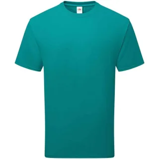 Fruit of the Loom Unisex-Erwachsene Baumwoll-T-Shirt (Meeresblau Grün)