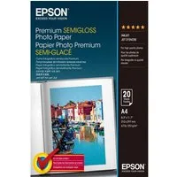 Epson Druckerpapier Premium Semigloss Photo A 4, 251 g, 20 Blatt S