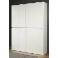Inn.Furn Garderobenschrank Nevada (Garderobe und Schuhschrank, 8-türig, 148 cm) variable Inneneinteilung