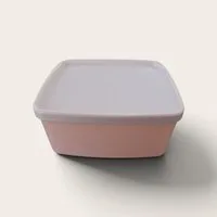 TUPPERWARE Vorratsdose TUPPERWARE Gefrier-Behälter 400 ml Rosa Eiskristall