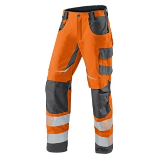 KÜBLER REFLECTIQ Sommerhose PSA 2 warnorange/anthrazit 25 - 2407 8343-3797-25