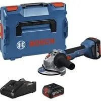 Akku-Winkelschleifer GWS 18V-8 Professional, 18Volt blau/schwarz, 2x Li-Ionen Akku 5,0Ah, in L-BOXX