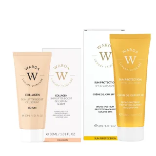 HAUTLIFTING BOOST KOLLAGEN GEL SERUM 30ml + SONNENSCHUTZ SPF 30 TAGSCREME 50ml