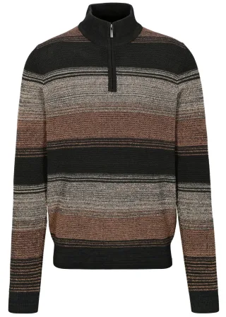 Commander FLAG - Zip Troyer Pullover FOREST - Gr. - M