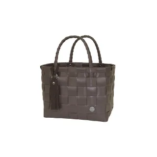 handed by - Shopper aus Recyling-Kunststoff - Paris Mini braun - Gr. - OS